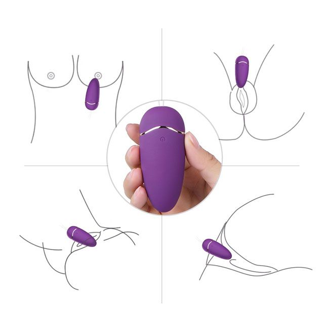 Intelligent heating, 42 degrees true body temperature, 12 ki... Erocome - UrsaMajor - Heating Egg - Purple photo-14