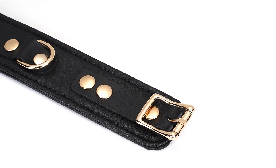 The design elements of dignity, elegance and extravagance ha... Liebe Seele - Leather Collar w Leash - Dark Secret photo-7