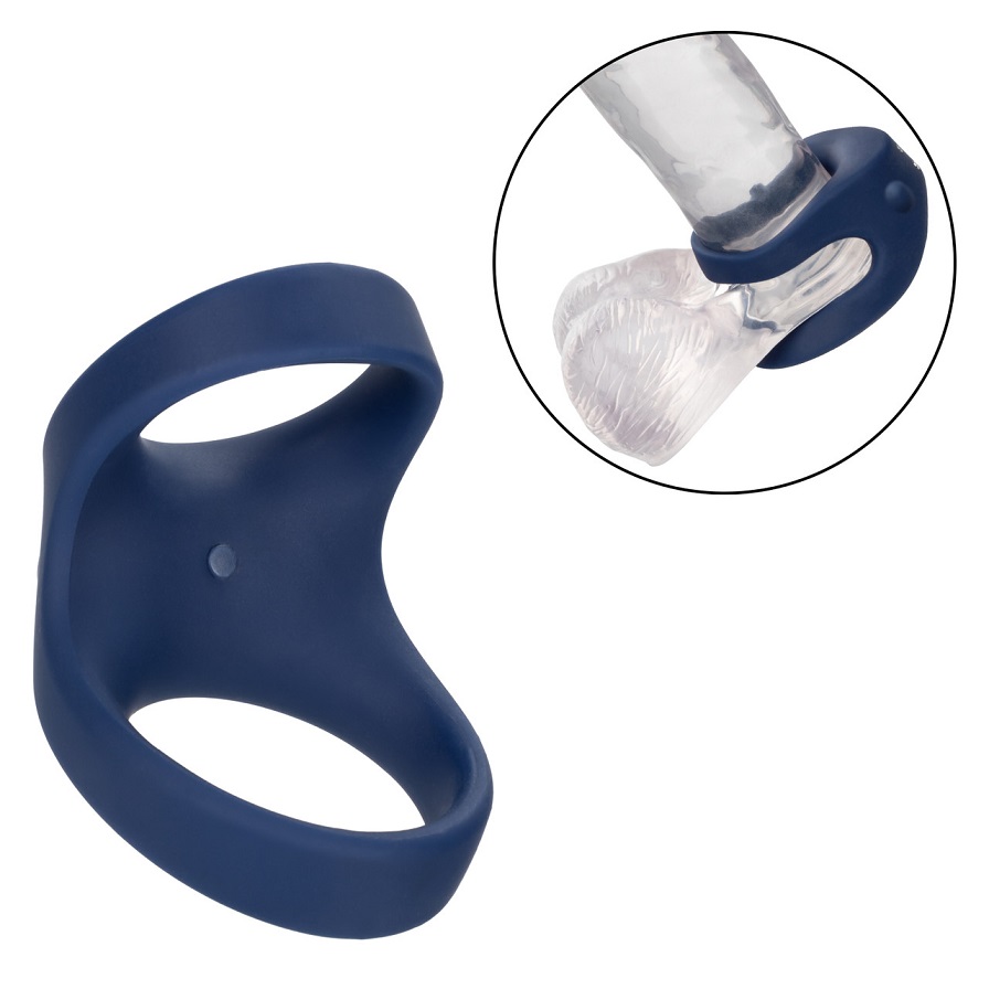 Explore new horizons of pleasure with the Viceroy Rechargeab... CEN - Viceroy Max Dual Vibro Ring - Blue photo-8