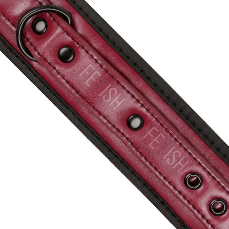 FETISH SUBMISIVE ORIGIN Presents the first vegan leather wiv... Fetish Submissive - Dark Room Handcuffs - Red photo-4