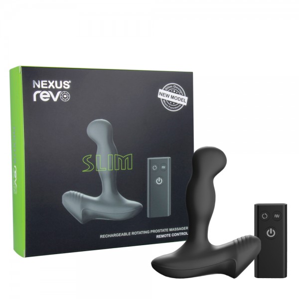 The Nexus Revo Slim is a silicone rotating prostate and peri... Nexus - Revo Slim - Black photo-6