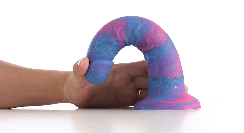 This Dildo is made of a unique galaxy color, sci-fi but very... MT - Starlight Dildo M - Purple photo-3
