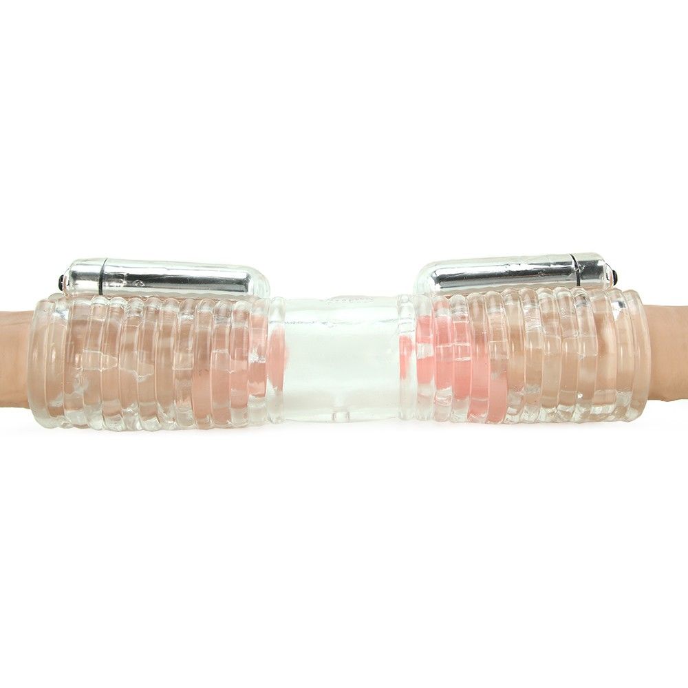 Go head to head with this vibrating double stroker.
Powerfu... TOF - Head to Head Vibrating Sleeve photo-8