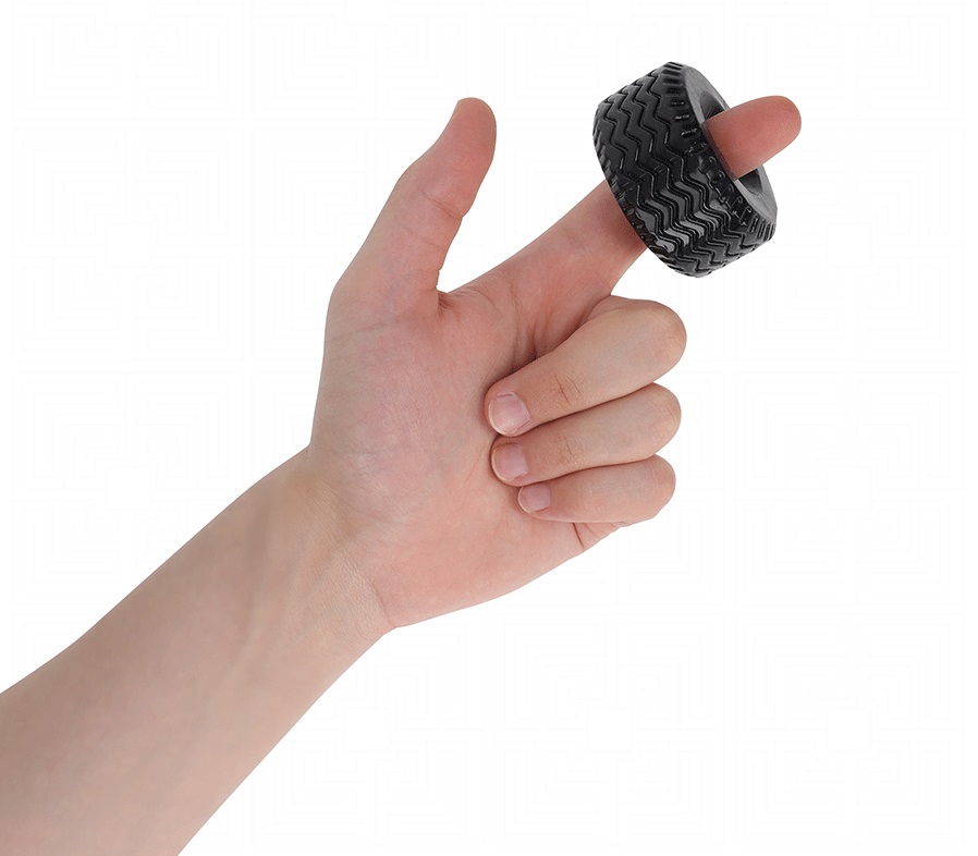 The Addicted Toys Extra Thick Cock Ring is the perfect acces... Addicted Toys - Extra Thick Cock Ring - Black photo-2