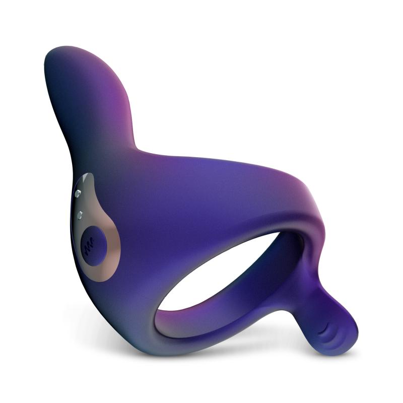 This vibrating cockring from Hueman is a must-have in your c... Hueman - Vibro Cock Ring - Purple photo-2