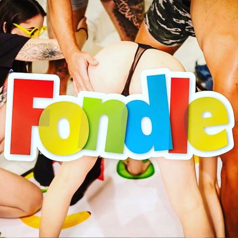 Players stand on their chosen coloured footprints wearing th... Creative C - Play Wiv Me - Fondle Board Game photo-4