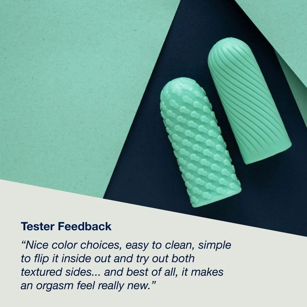 Ghost is a skin-soft silicone toy with a trick up its sleeve... Arcwave - Ghost Flip IT Pocket Stroker - Mint photo-8