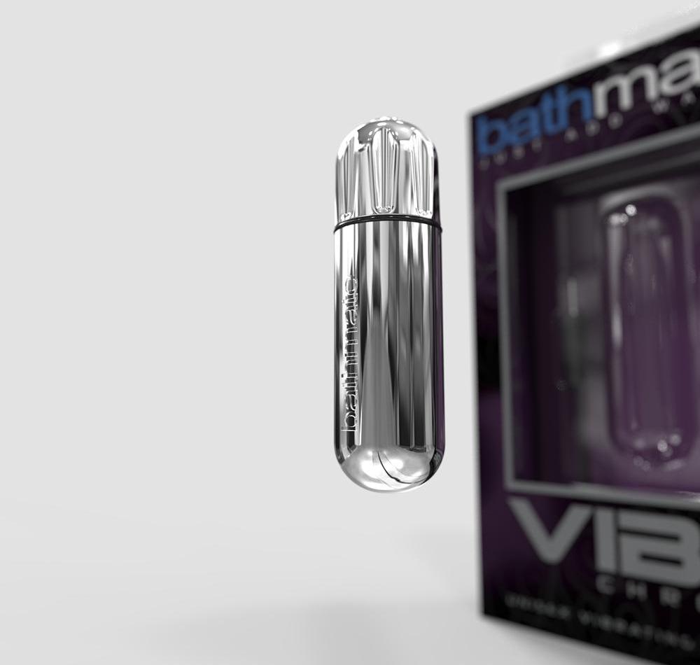 Add an extra dimension to your sexual pleasure with the Bath... Bathmate - Vibe Bullet - Chrome photo-5