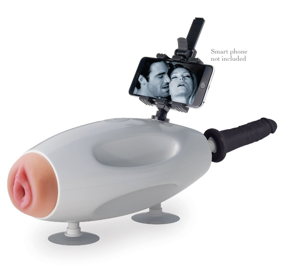 When you're looking for a travel-friendly sex machine th... Fetish Fantasy - Couples Sex Machine - White photo-6