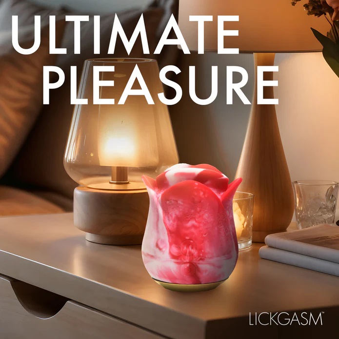 This silicone rose is about to become your new best friend, ... Lickgasm - Sweet Kiss Clitoral Stimulator - Swirl photo-6
