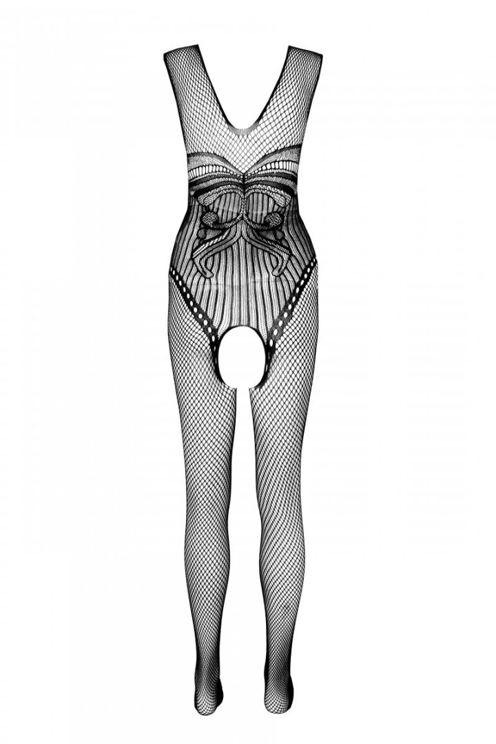 Sexy bodystocking that perfectly fits the figure, emphasizin... Passion - Eco Bodystocking BS003 - Black photo-6