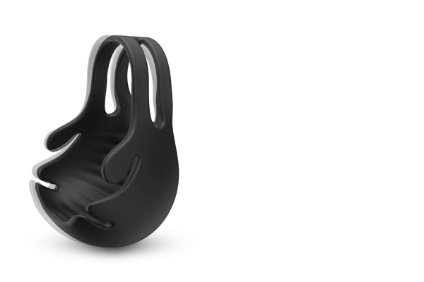 FUN BAG is a testicle and penis stimulator that improves ere... Dorcel - Fun Bag Testicle Stimulator - Black photo-3