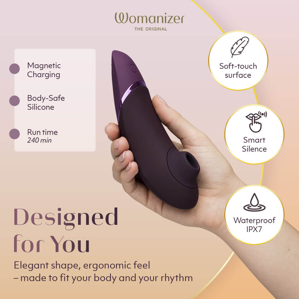 The Womanizer Next Clitoral Stimulator features advanced 3D ... Womanizer - Next - Dark Purple photo-5