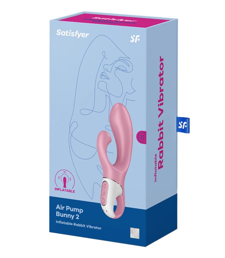 Air Pump Bunny 2 offers three types of pleasurable stimulati... Satisfyer - Air Pump Bunny 2 - Pink photo-5