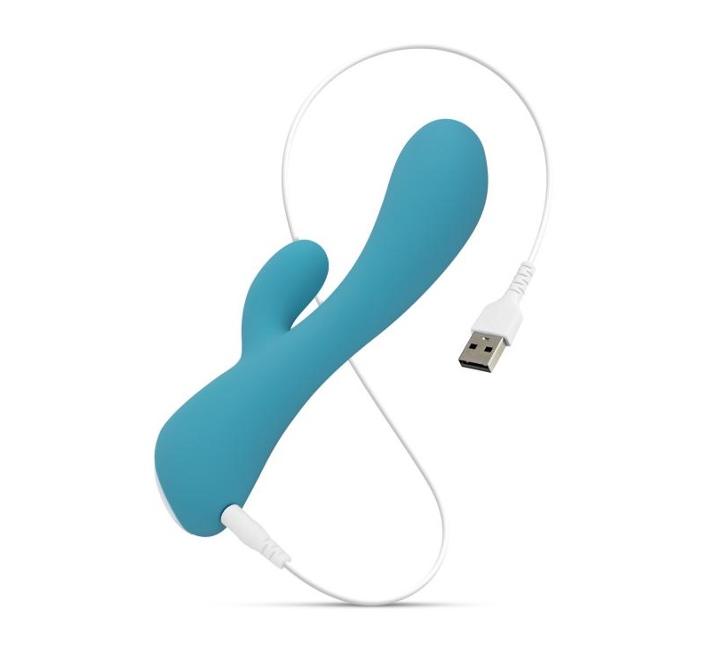 Martina from the Cala Azul collection is a luxury Rabbit vib... Cala Azul - Martina Rabbit Vibrator - Blue photo-11