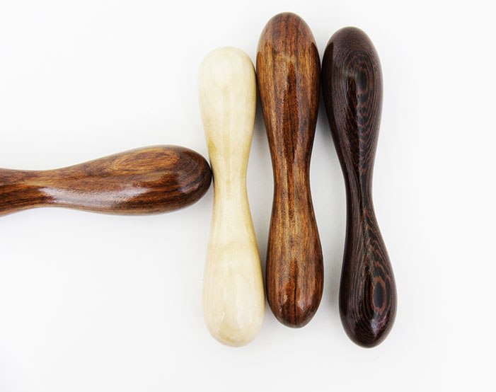 Dee Lee Doo wooden toys are made of all-natural plantation w... DeeLeeDoo - Bean Wood Dildo - Maple photo-2