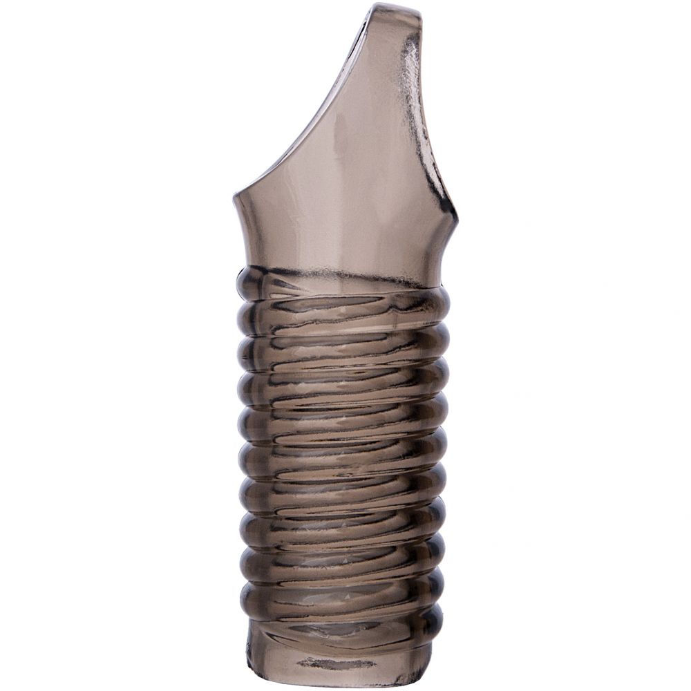 Penis attachment with ribs and scrotum grab
SIZE: 8.5cm - 3... XLover - Penis Extender Sleeve - Black photo-3