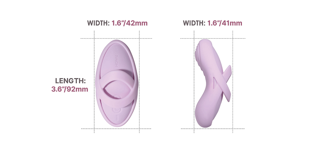 Echo 2 becomes a second skin once you slip this curved, flex... SVAKOM - Echo 2 APP Flexible Finger Vibrator - Pink Lilac photo-10