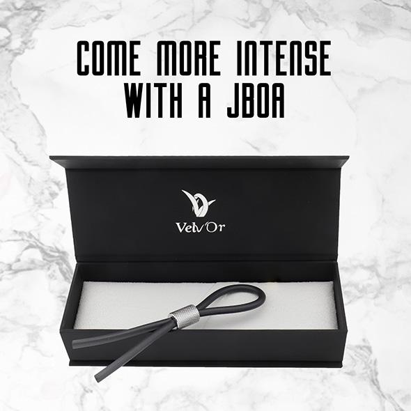 The JBoa by Velv’Or is a fully adjustable penis ring designe... Velv'Or - JBoa 303 Adjustable Cock Ring - Black photo-5