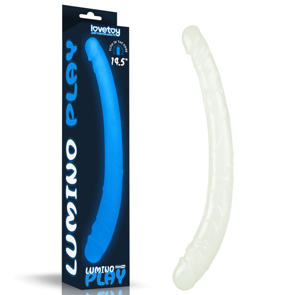 Illuminate your darkest pleasures with Lumino play dildo.
Lu... Lovetoy - 14" Lumino Play Double Dildo - Clear photo-20