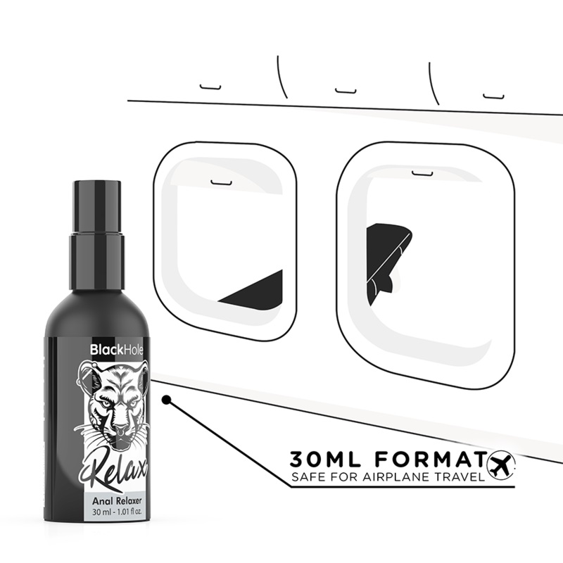 The anal relaxing spray from the BLACK HOLE brand is an inno... Black Hole - Anal Relaxer Spray - 30ml photo-5
