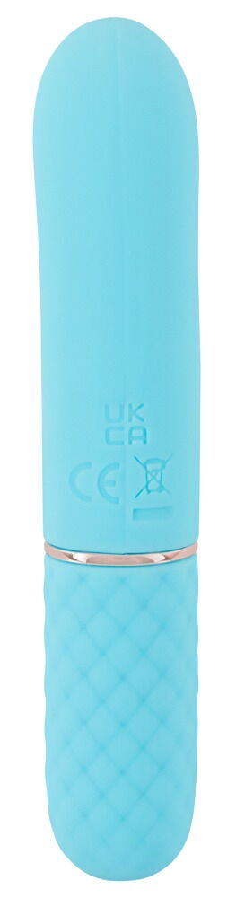 The beautiful, pastel-coloured Mini Vibrator from the Cuties... Cuties - Mini Curved Vibrator - Blue photo-6