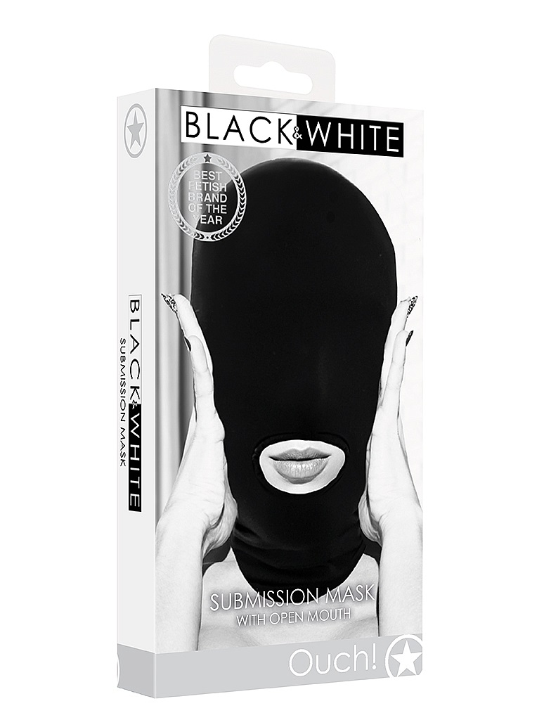 This comfortable Submission mask is designed to stretch comp... Ouch - Submission Mask - Black photo-3