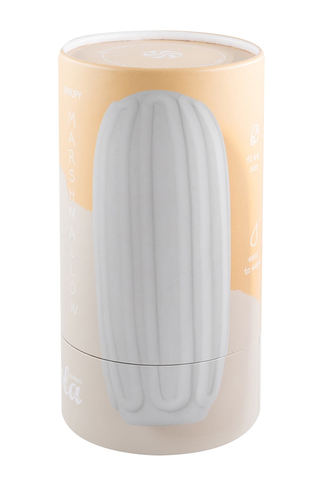 The unrealistic masturbator from the Marshmallow collection ... Lola Games - Marshmallow Syrupy Masturbator - White photo-5