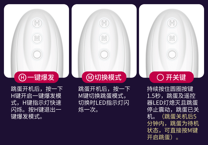 Material:Body-safe silicone and ABS material
Egg Size:35mm*7... Erocome - UrsaMinor - Egg - Purple photo-32