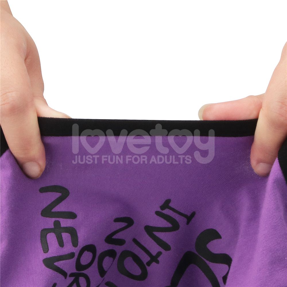This alluring sexy undies is designed to boost your pleasure... Lovetoy - Slide Vibrating Panties L - Purple photo-8