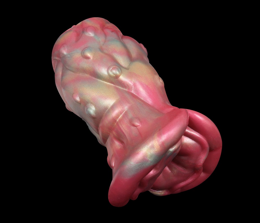 Material: Liquid silicone
Size: 9*15.5cm
Net weight: 606g FAAK - Giant Mouth Flower Masturbator - Pink photo-8