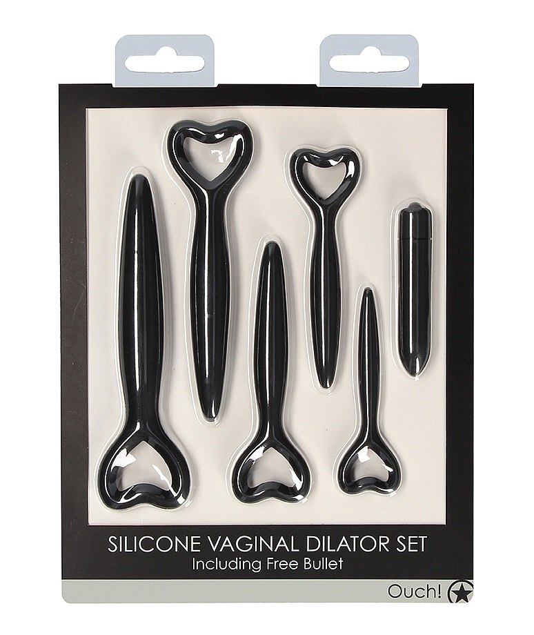 The use of a vaginal dilator is a recommended treatment to m... Ouch - Vaginal Dilator Set w Vibro Bullet photo-11