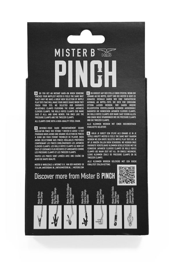 Pinch Mawa is one of its most popular nipple clamps now also... Mister B - Pinch Mawa Nipple Clamps photo-4