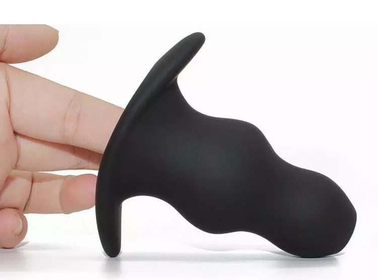 Silicone anal plug hollow
L: 97mm Max Φ: 45mm N.W.: 86g MT - Hollow Anal Plug M - Black photo-4