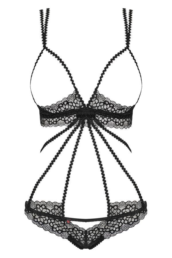 Do you want to feel more power at night? With Liferia teddy,... Obsessive - Liferia Cupless Teddy - Black - S/M photo-7