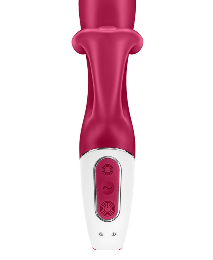 This vibrator will take you to new heights with multiple sti... Satisfyer - Embrace Me Rabbit Vibe - Berry photo-4