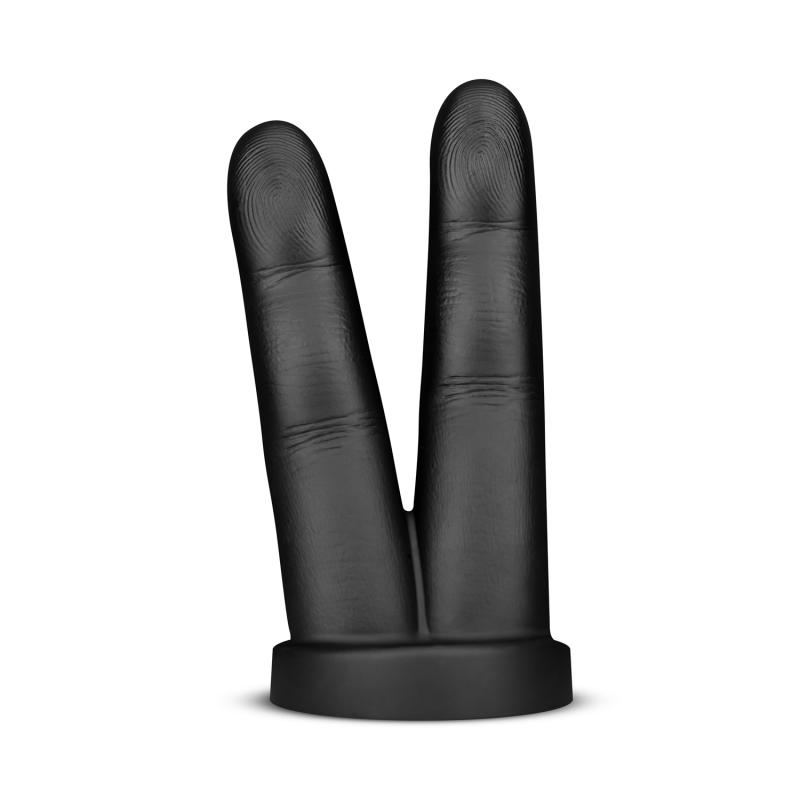 The double finger butt plug by BUTTR is something you don BUTTR - Victory Fingers Butt Plug - Black photo-4