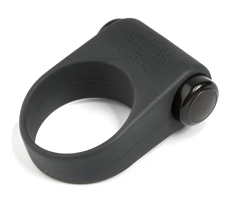 A smooth silicone cock ring with incredibly powerful vibrati... Fifty Shades of Grey - Feel It, Baby! Vibro Cock Ring - Black photo-2