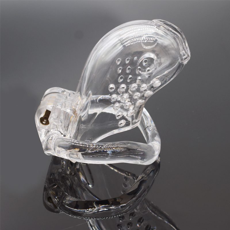 Male chastity device - bird cock cage
Total high: 99mm ... FAAK - Long Bird Chastity Cage - Clear photo-2