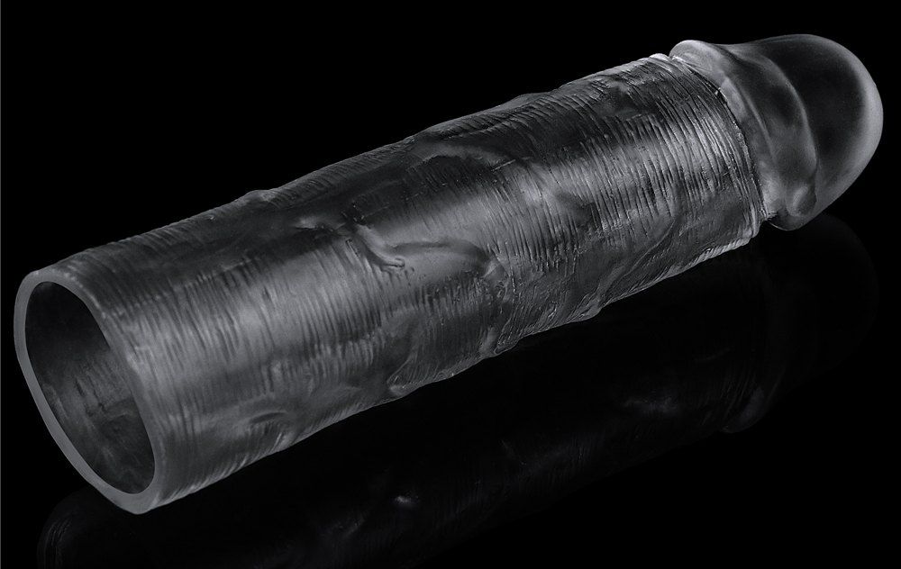 A sight for the most erotic of fantasies, LOVETOY shameless ... Lovetoy - Flawless Penis Sleeve Add 1'' - Clear photo-5