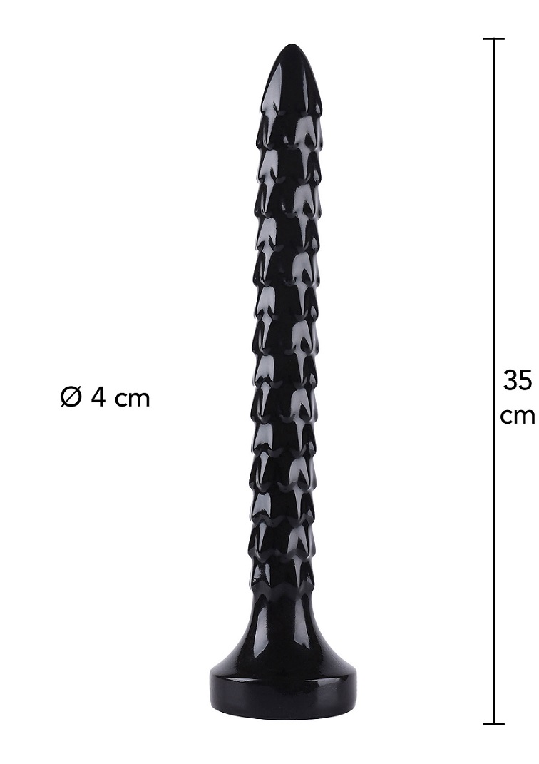 Extreme by Hidden Desire offers an unique collection of XXL ... Hidden Desire - Extreme Anal Snake 35cm - Black photo-4