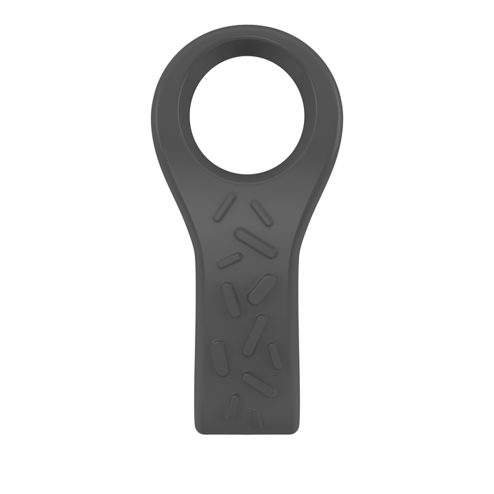 ovo B4 is made of 100% body safe silicone, with soft and... Ovo - B4 Vibro Ring - Grey photo-2
