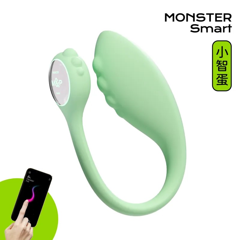 全新推出的小怪獸Smart 小智蛋,
輕量化設計、入門價錢,功能依然強勁!
體積迷你,更輕易入體
可連接小怪獸... Monster Pub - Moster Gokilla 智慧型遙控震蛋 - 綠色 照片-2