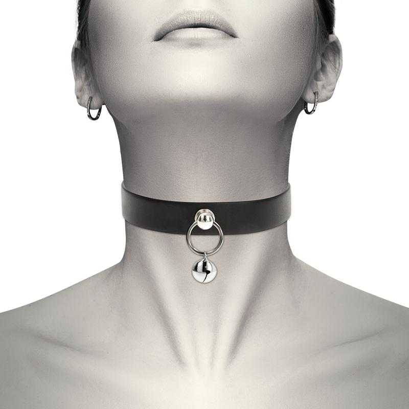 The Coquette accessories collection is exclusively made of v... Coquette - Choker Jingle Bell w Ring - Black photo-2