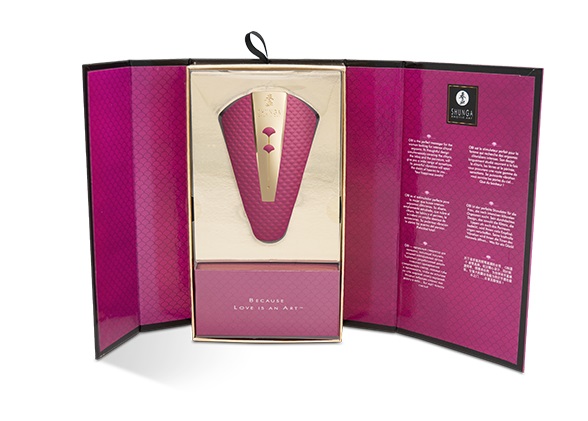 OBI is the perfect massager for the woman looking for intens... Shunga - Obi Clitoral Massager - Rasberry photo-6