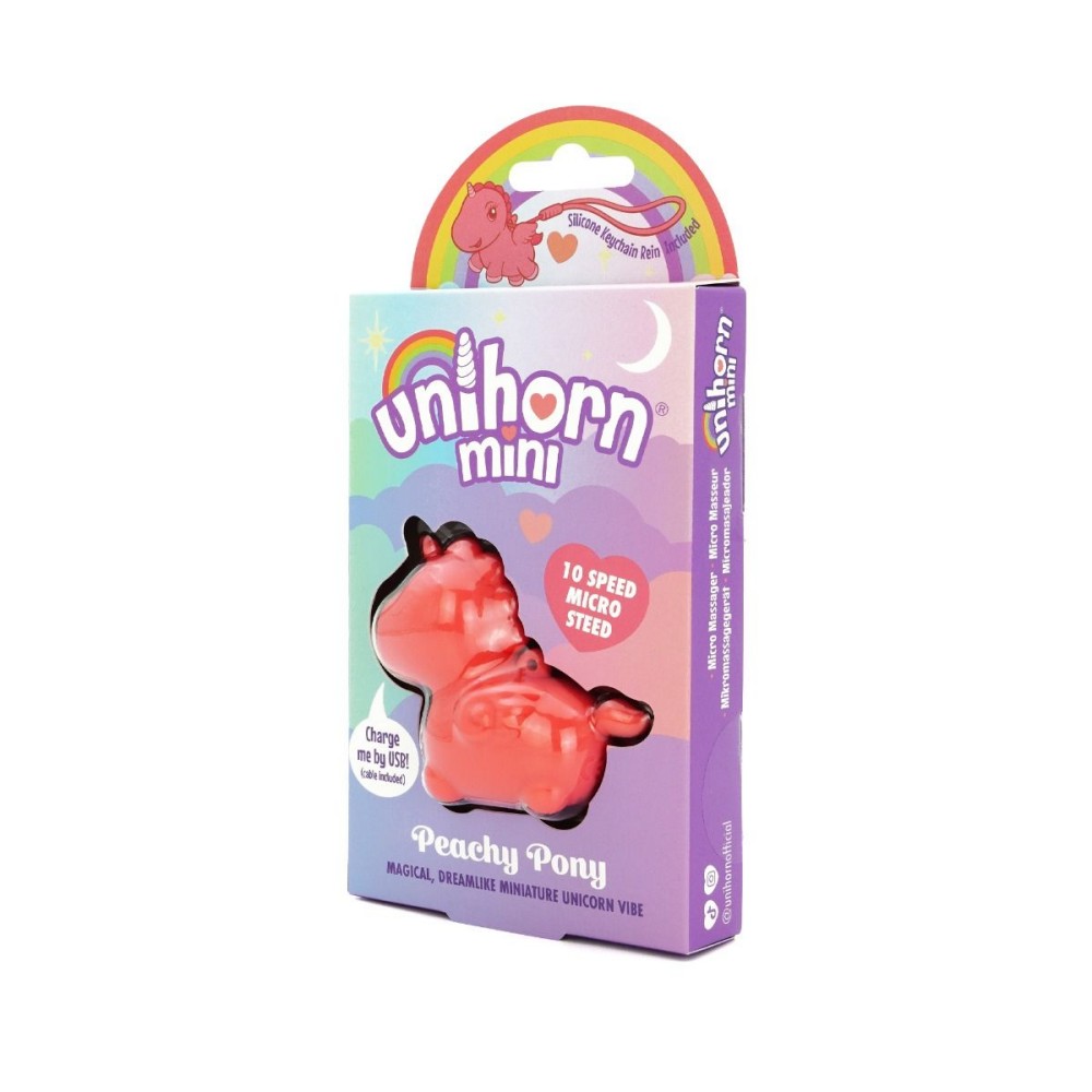 Peachy Pony (The Tiny One) – Customers can create re... Unihorn - Mini Peachy Pony Massager - Pink photo-7