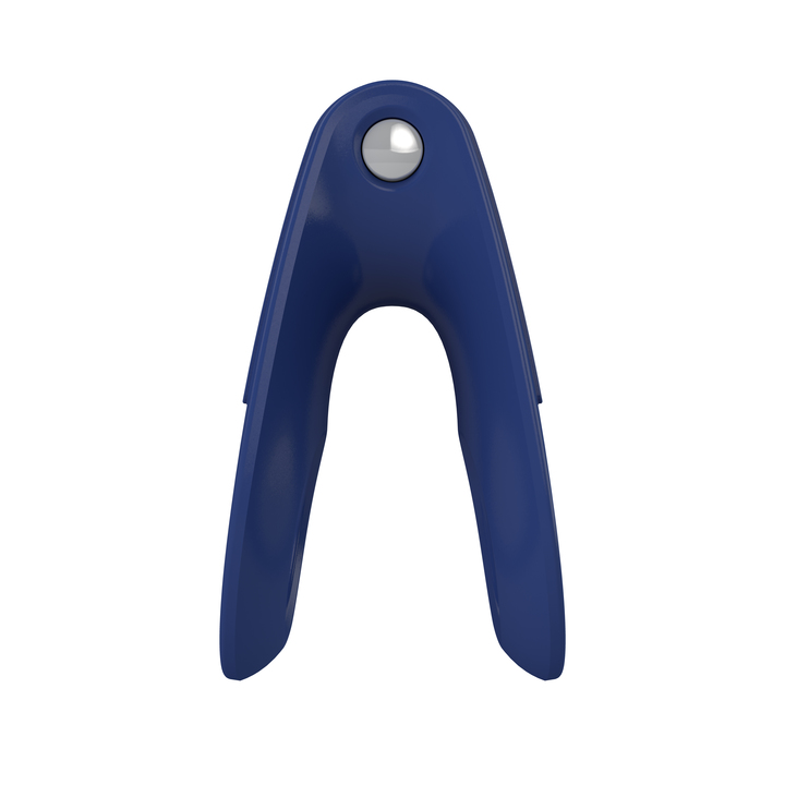 ovo B12 is made of 100% body safe silicone, with soft an... Ovo - B12 Vibro Ring - Blue photo-2