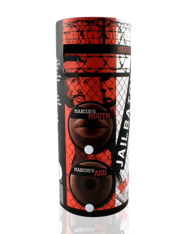 Meet your new cellmate Marcus. He has a hot hole and wants y... Jailbators - Marcus Mouth Stroker - Chocolate photo-3