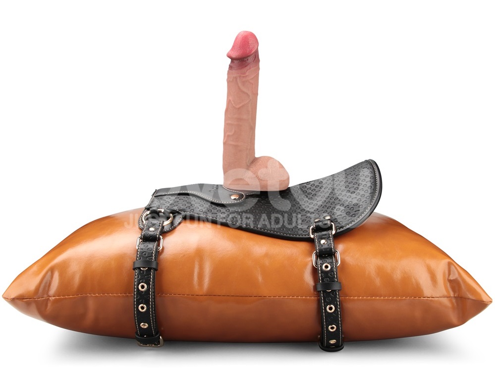 Embark on a journey of lavish sensuality with our Rebellion ... Lovetoy - Rebellion Reign Dildo Saddle - Black photo-11