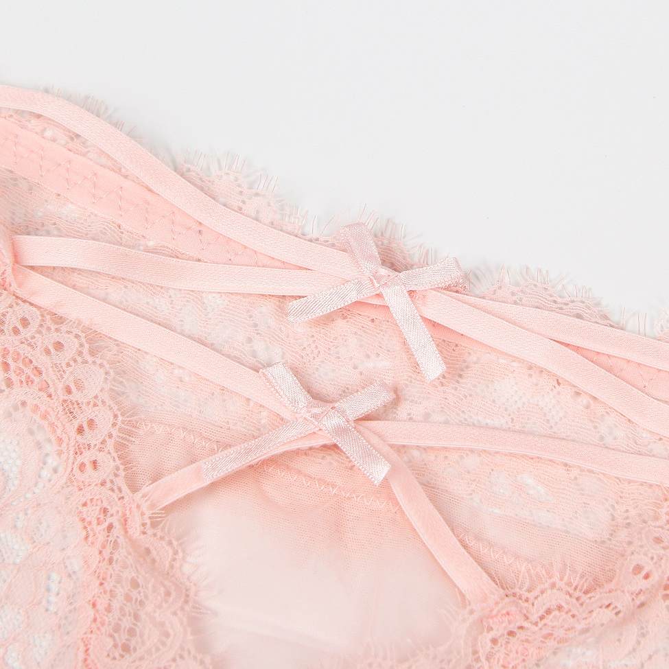 High quality sexy floral lace panty with open back
Material... Ohyeah - Floral Lace Panty - Pink - 5XL photo-11